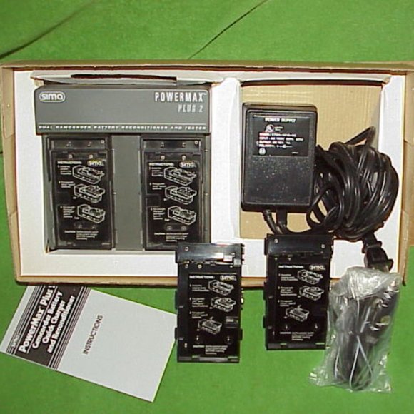VTG PowerMax Plus 2 Camcorder Battery Quick Charger & Reconditioner 6V/7.2v/9.6V - Picture 3 of 10